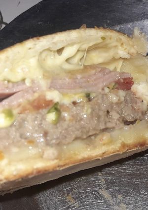 Una foto de Sándwich cerrado