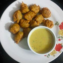 A picture of Sweet corn pakoda.