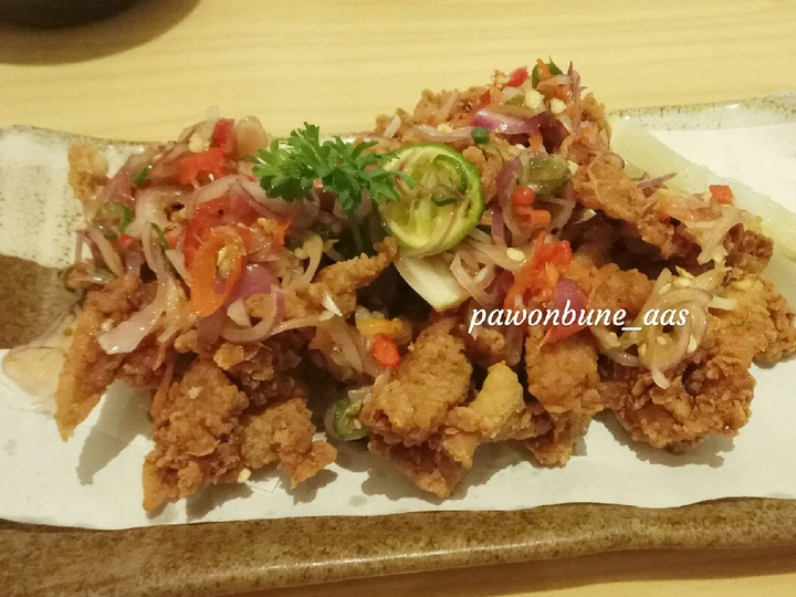 Langkah Mudah untuk Membuat Resep Kulit Ayam Krispy Sambal Matah yang Menggugah Selera Anti Ribet, Uenak Banget