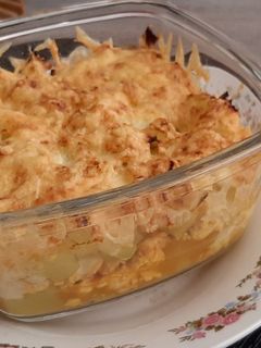 Foto de Escondidinho de chuchu com frango na Air Fryer