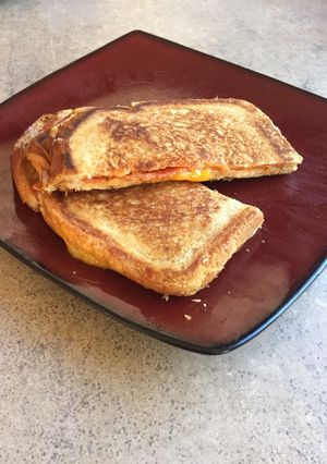 A picture of Crispy Grilled Cheese.