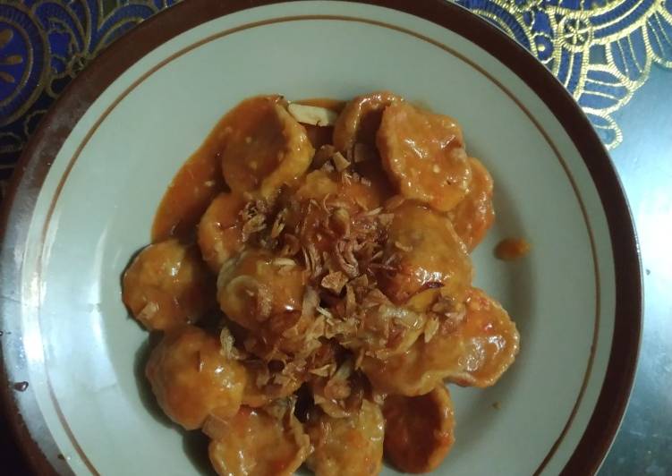 Cara mudah mengolah 4.Bakso goreng saos nyinyir, Sempurna