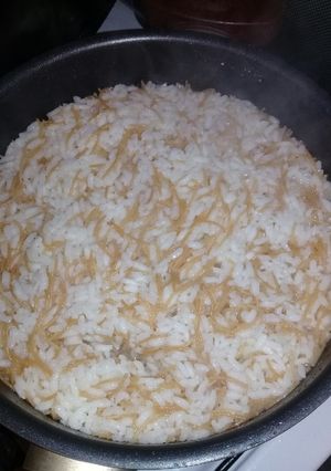 صورة لوصفة رز بشعيرية
