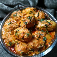 Kashmiri Dum Aloo A picture of Kashmiri Dum Aloo.