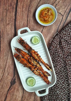 Foto resep 603. Udang Bakar Saos Simple