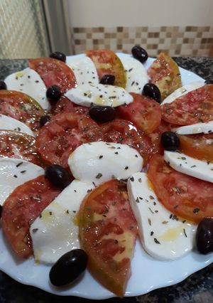 Una foto de Ensalada caprese