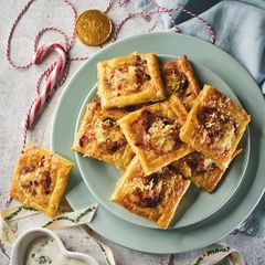 A picture of Smoked Cheese & Caramalised Red Onion Tartlets.