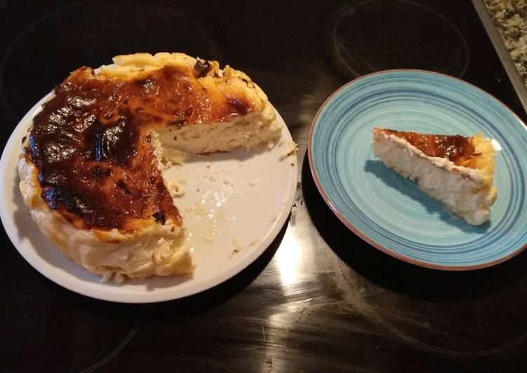 Tarta de queso "quemada"