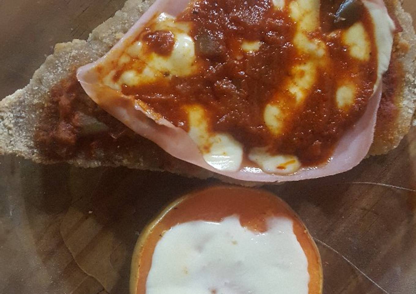 Milanesa de carne napolitana con calabaza con queso!!