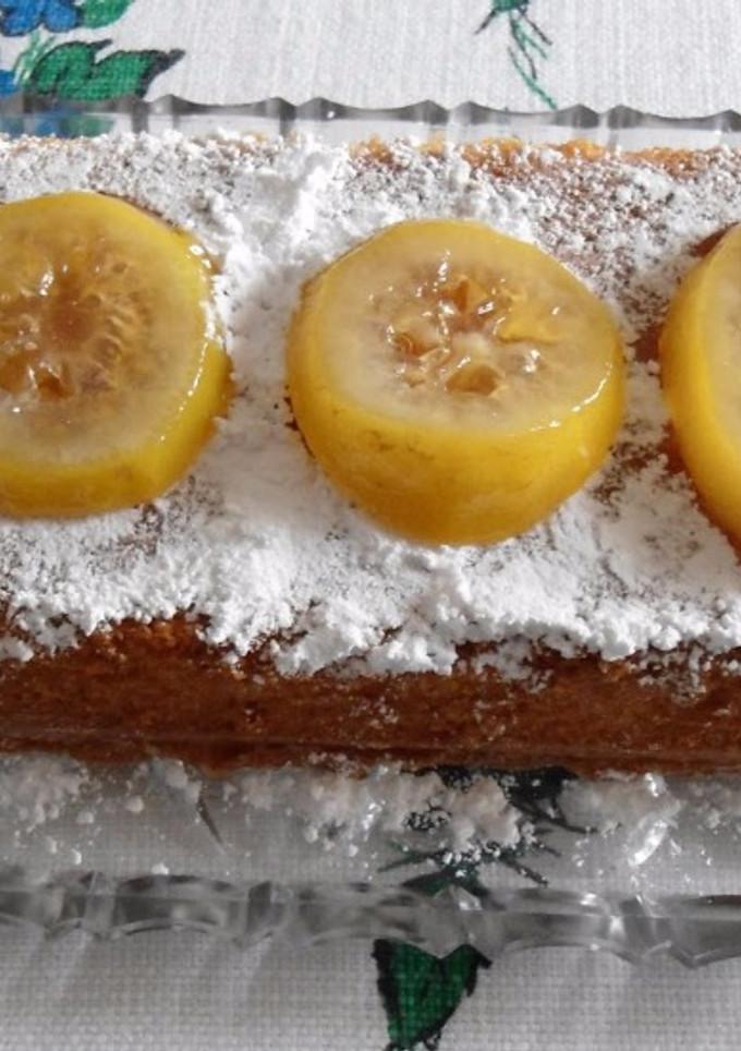 Una foto de Pastel de limón