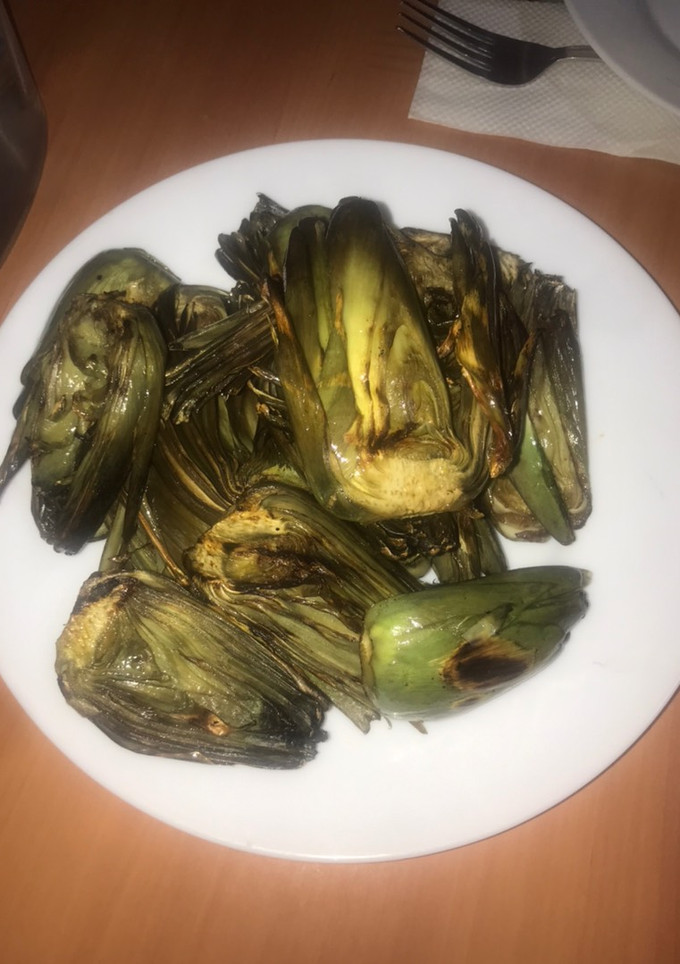 Una foto de Alcachofas a la plancha