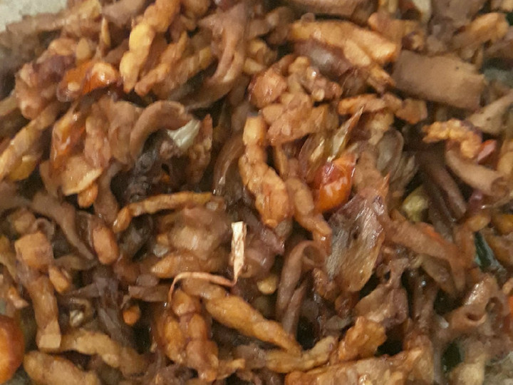 Resep Oseng Usus ayam Tempe Pedas yang Menggugah Selera