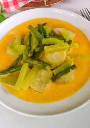 Foto resep Lontong Sayur Kacang & Labu siam