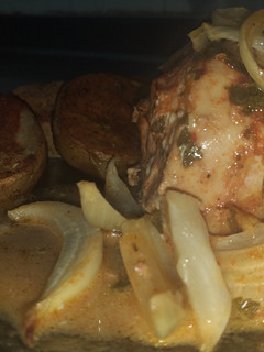 Una foto de Pollo a la naranja