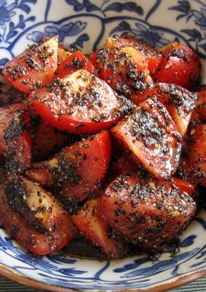 A picture of 'Goma-ae' Tomatoes.