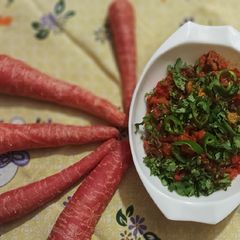 A picture of Bhuna Gajar Gosht 🥕.
