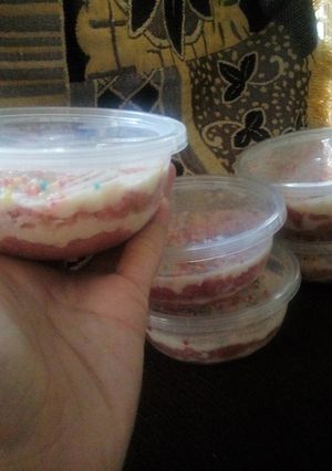 Foto resep Red velvet cheese cream cupcake