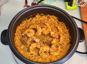 辣味鮮蝦燉飯 的食譜成品照片