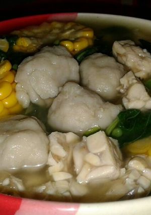 Foto resep Sayur bayam baso tempe bening sederhana