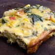 Budín de hojas de remolacha y "con lo que hay"