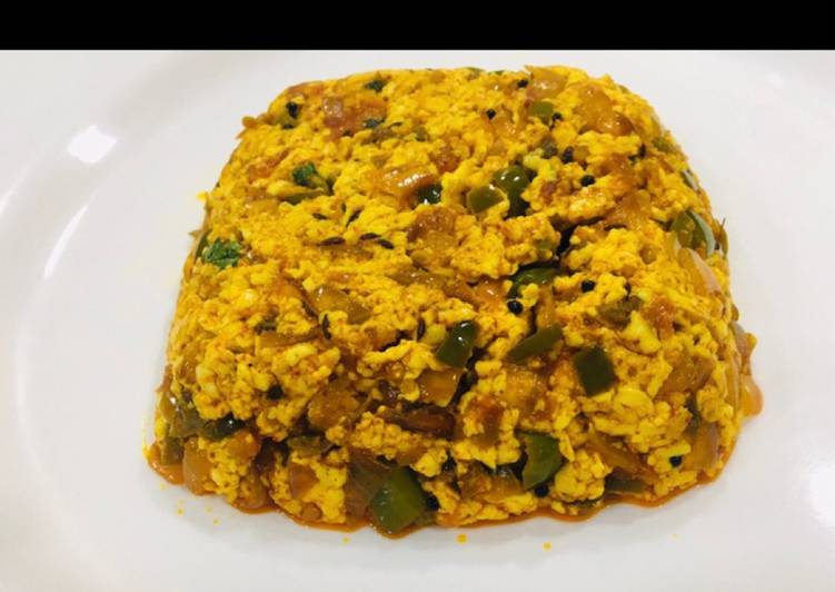 Recipe of Super Quick Homemade Paneer bhurji