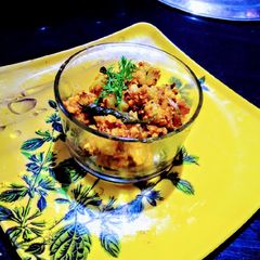 A picture of Cucumber sabzi.