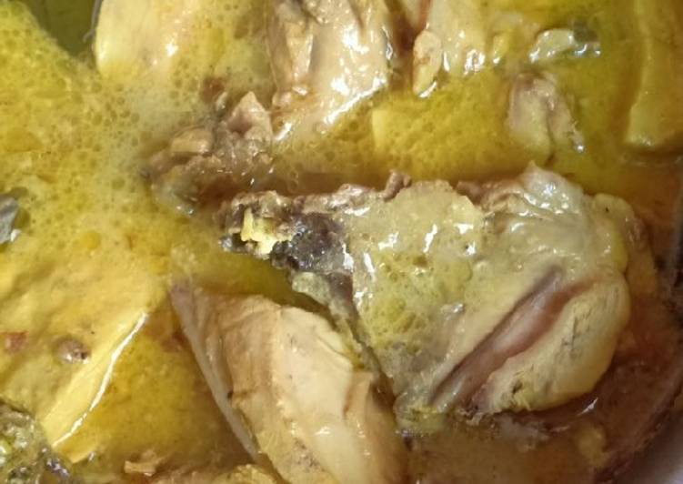 Resep Opor Ayam Kuning + Tahu, Sempurna