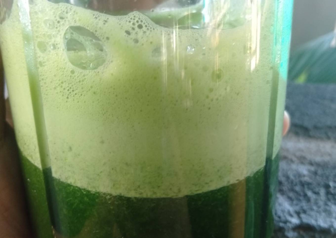 jus campuran bayam