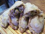 Empanas de matambrito de cerdo cortada a cuchillo