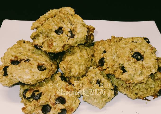 Anti Ribet, Buat Soft Oat Choco Peanut Cookies Simpel