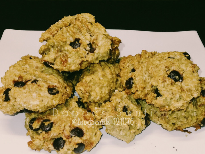 Anti Ribet, Buat Soft Oat Choco Peanut Cookies Simpel