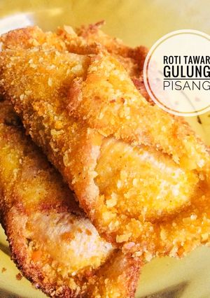 Foto resep Roti Tawar Gulung Pisang