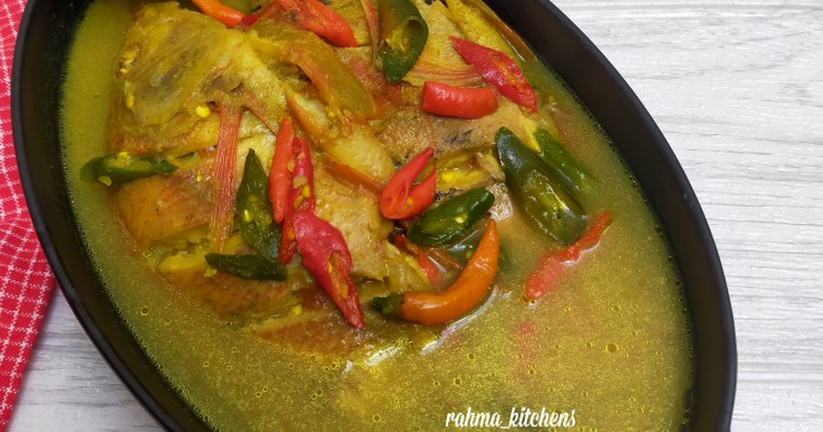 Resep Kakap Kuah Kuning Mudah dan Praktis Dihidangkan