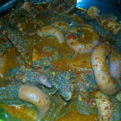 Offals pepper soup A picture of Offals pepper soup.