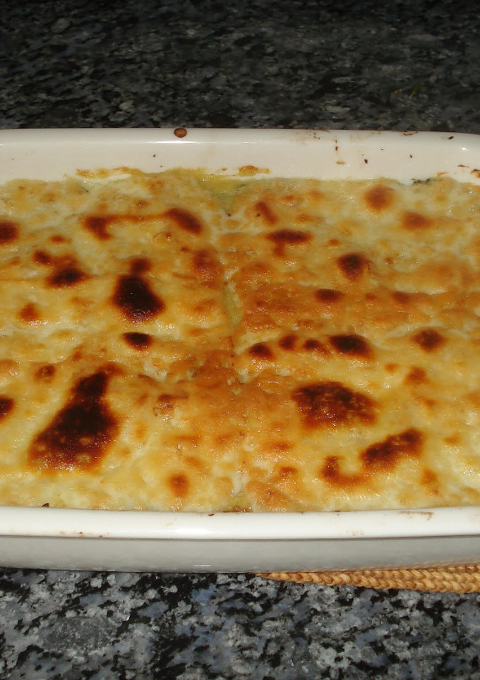Una foto de Brécol con bacón gratinado 