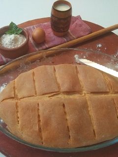 Φωτογραφία της συνταγής Τυρόπιτα με μανούρι και φύλλο σπιτικό