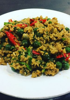 Foto resep Tumis oncom leunca😋😋