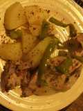 Sancocho de pollo y papás