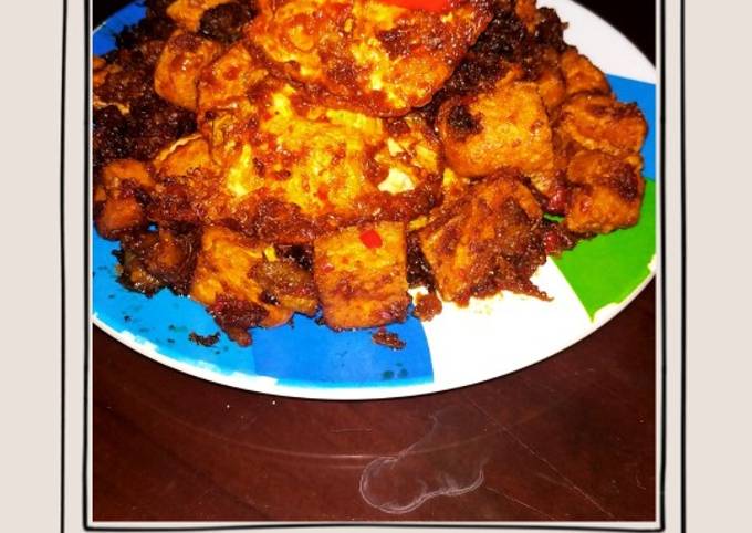 Telur Tahu bumbu bali