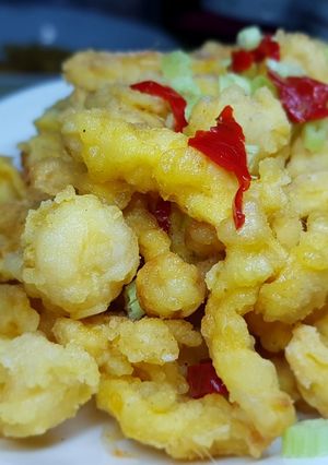 酥炸鴻禧菇 的食譜成品照片