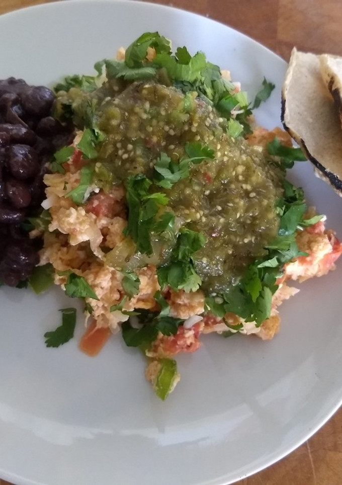 Una foto de Huevo a la mexicana