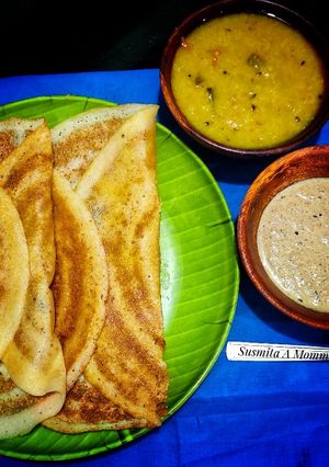 A picture of Masala dosa.