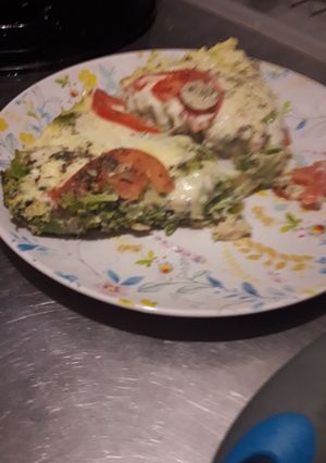 Una foto de Soufflé de brócoli
