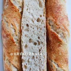 Sourdough baguette A picture of Sourdough baguette.