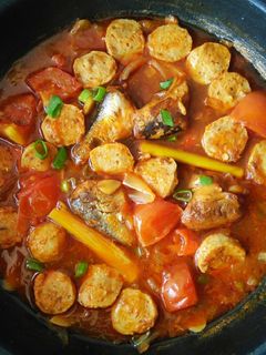 Foto resep Sarden + Baso