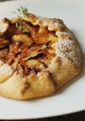 Una foto de Galette de Duraznos