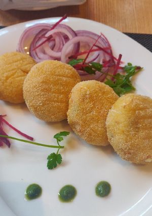 A picture of Dahi kebab.