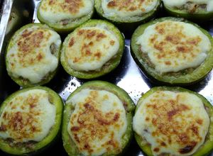 Una foto de Zapallitos rellenos