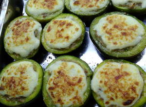 Una foto de Zapallitos rellenos