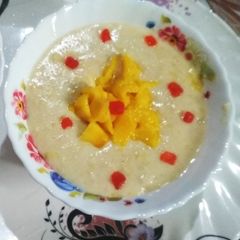 A picture of Mango-Oats Porridge.